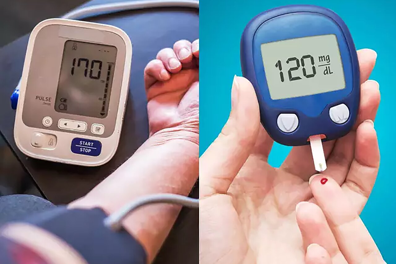 فشار خون - قند خون - دیابت - پرفشاری خون