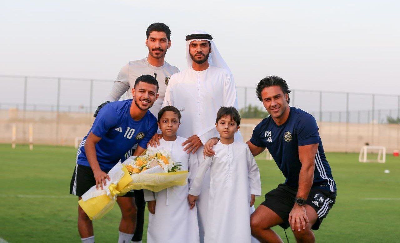 عکس| زیباترین قاب از فرهاد مجیدی و مهدی قائدی در امارات