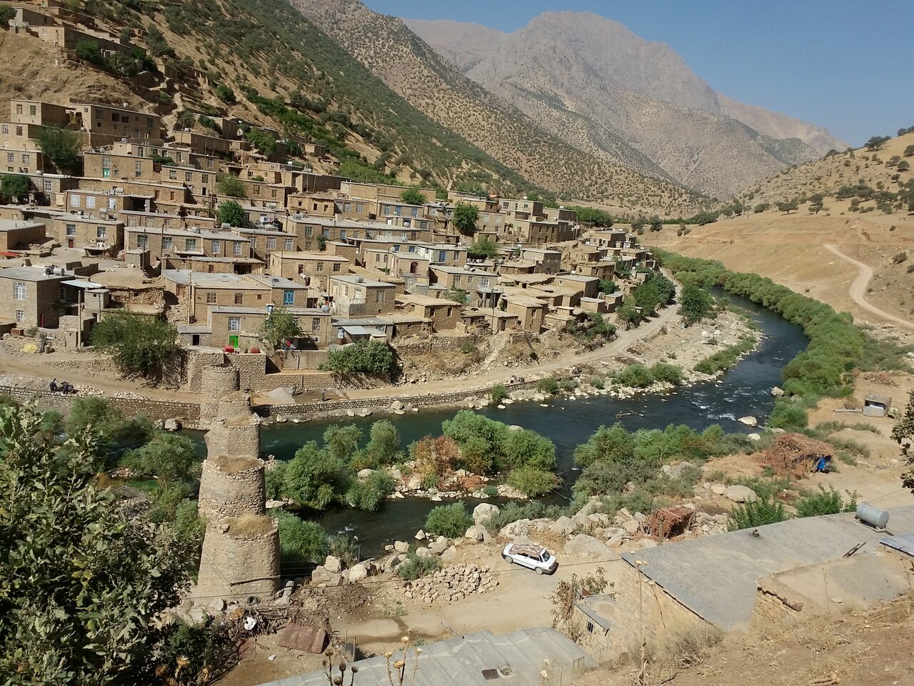 روستای دله مرز کردستان