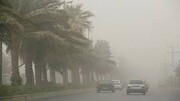تصاویر عجیب از شدت گردو غبار در یک جاده ایران! | واکنش راننده‌ها را ببینید