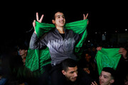 تصاویر | تبادل ۳۹ اسیر فلسطینی با ۱۳ اسیر صهیونیست