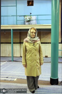 حجاب مجری مشهور روسیه در جماران