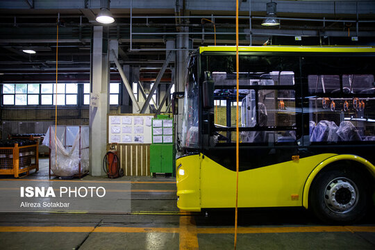 نخستین خط تولید انبوه اتوبوس تمام برقی