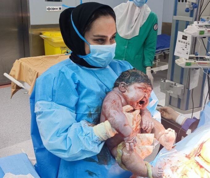 سنگین‌ترین نوزاد ایرانی