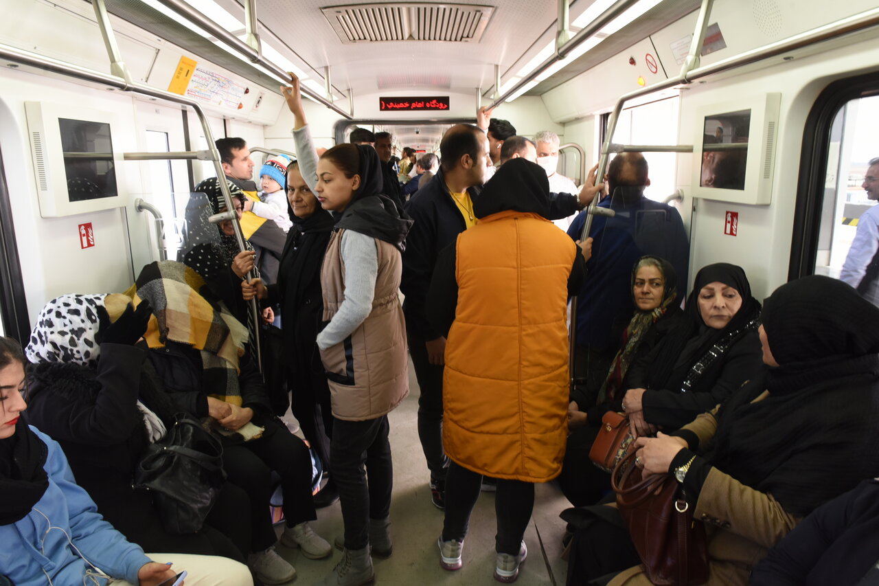 اولین روز مسافرگیری مترو پرند