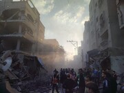 اولین تصاویر از حملات جنگنده ها به خانه‌های مسکونی فلسطینیان | مساجد بمباران شدند