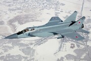 تصاویر گشت‌زنی جنگنده‌ میگ ۳۱ روسیه در خرسون