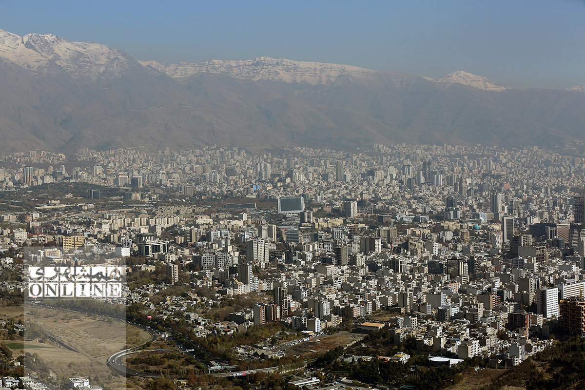 نمای تهران از برج میلاد