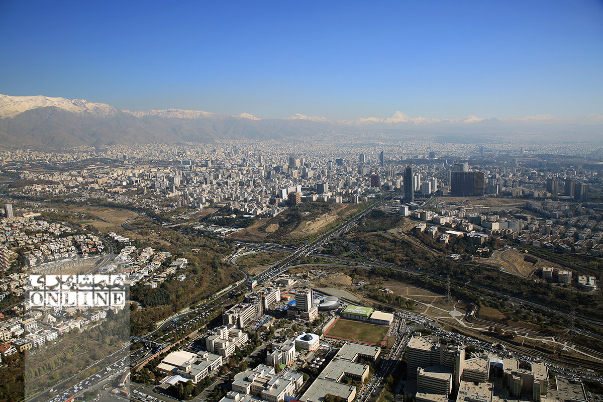 نمای تهران از برج میلاد