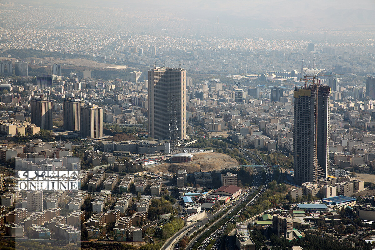 نمای تهران از برج میلاد