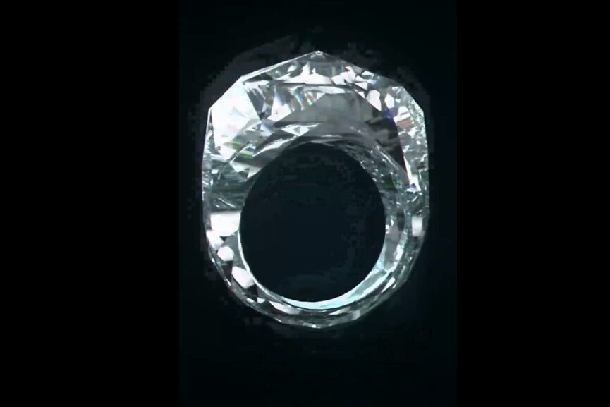 تصاویر انگشتر ۳۵۰۰ میلیارد تومانی | این حلقه سراسر الماس است!