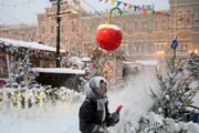 تصاویر | بارش سنگین و بی‌سابقه برف پایتخت روسیه در ۱۴۵ سال اخیر