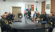 تصاویر و جزئیات دیدار دریادار ایرانی با ۲ مقام عالیرتبه نظامی جمهوری آذربایجان