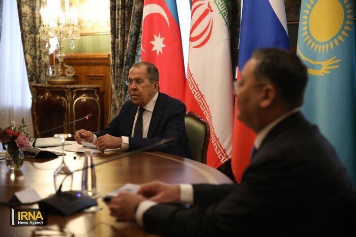 تصاویر ؛ آغاز نشست وزرای خارجه کشورهای حاشیه دریای خزر | یک ساعت نشست پشت درهای بسته