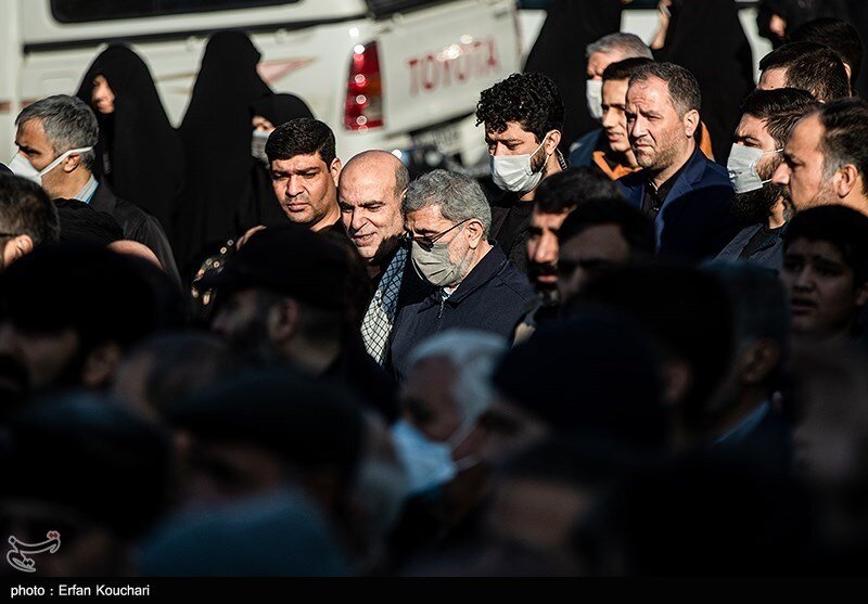 عکس | تیپ سردار قاآنی فرمانده نیروی قدس در یک مراسم تشییع