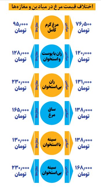 کاهش قیمت مرغ آغاز شد | آخرین قیمت مرغ را در میادین و مغازهها ببینید