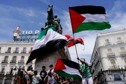 ببینید | رژه درام‌نوازهای اسپانیایی در حمایت از فلسطین
