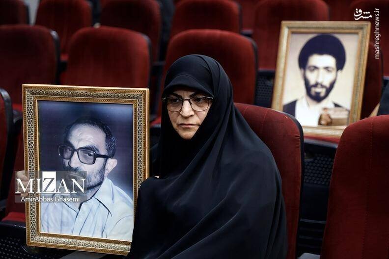 حضور دختر شهید لاجوردی در دادگاه منافقین