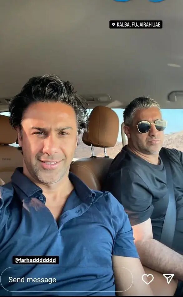 کویر گردی کاپیتان محبوب استقلالی ها با برادرش | عکس