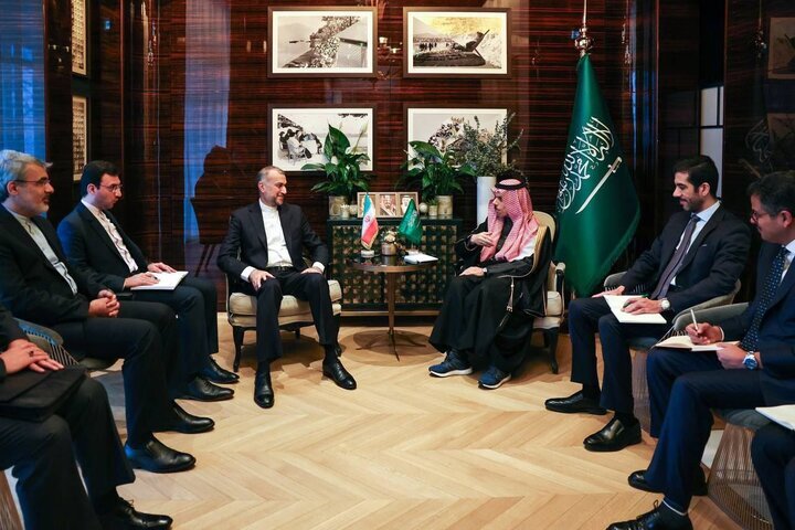 امیرعبداللهیان و وزیر خارجه عربستان