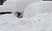 دفن شدن ماشین‌ها زیر بارش برف سنگین روسیه | تصاویر