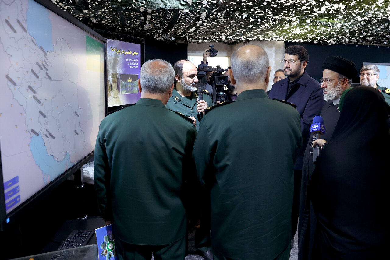 جزئبات و تصاویر بازدید رئیس جمهوری از قرارگاه خاتمالانبیا(ص)