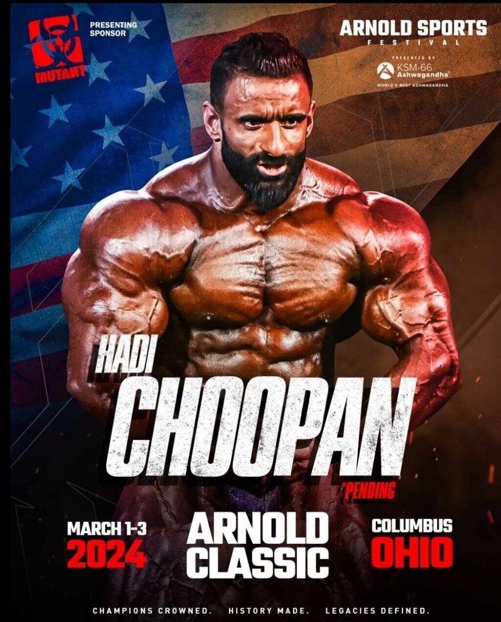 دعوت از هادی چوپان برای حضور در آرنولدکلاسیک ۲۰۲۴