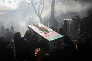 مراسم تشییع پیکر ۱۱۰ شهید گمنام در تهران