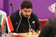 تساوی مرد شماره یک شطرنج ایران مقابل سوپراستاد بزرگ هندی