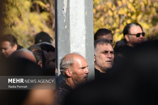 خاکسپاری مادر محمد حسین میثاقی