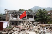تصاویری از لحظه وقوع زلزله ۶ ریشتری در چین | تعداد کشته شدگان مشخص شد