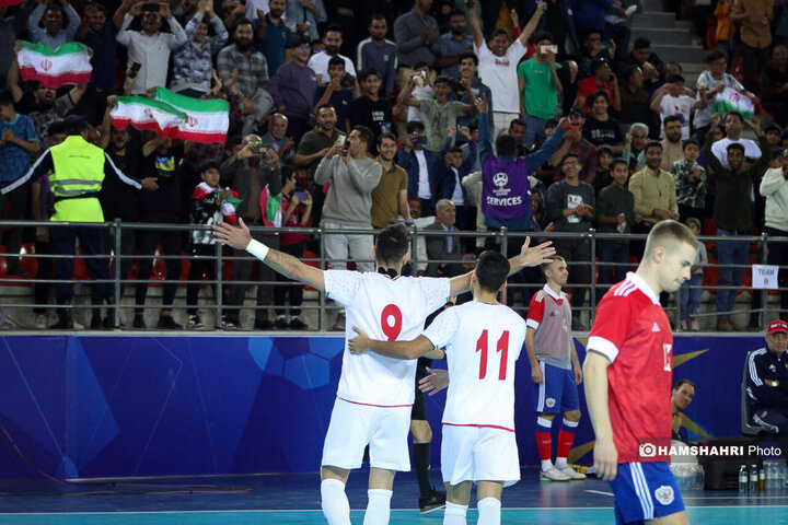 دومین دیدار "دوستانه" تیم های ملی فوتسال ایران و روسیه