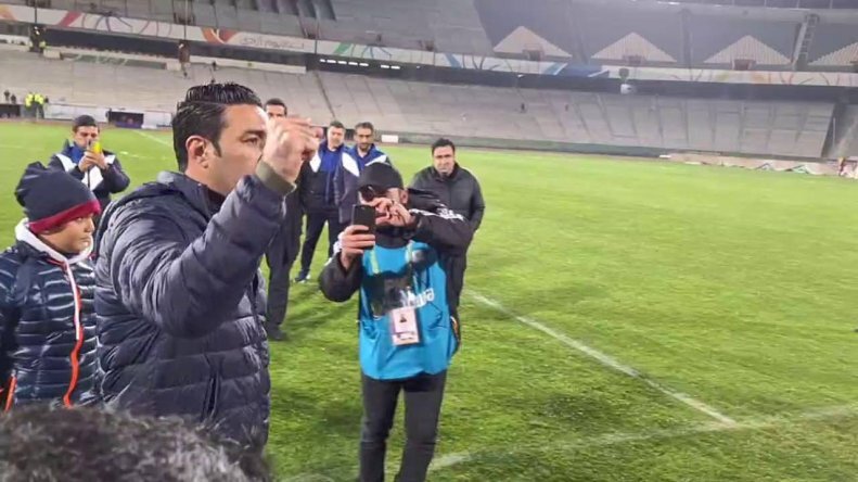 تصاویر جشن خانوادگی نکونام در آزادی | شادی خاص جواد و دور افتخار در ورزشگاه