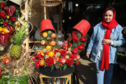 زیباترین تصاویر از بازار گل محلاتی در آستانه شب یلدا