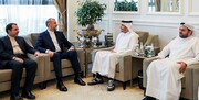 کفش‌های کتانی مقام قطری در دیدار رسمی با امیرعبداللهیان