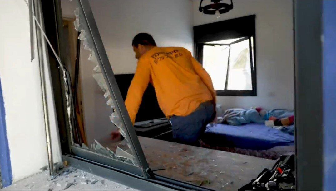 تصاویر خسارت سنگین حمله حزبالله به یک شهرک صهیونیستی