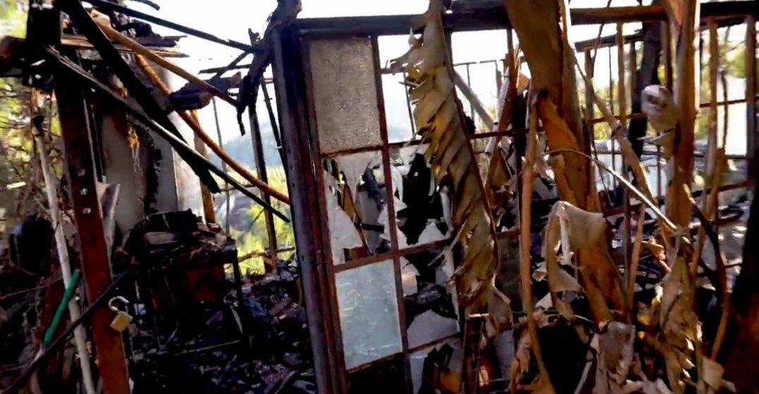 تصاویر خسارت سنگین حمله حزب‌الله به یک شهرک صهیونیستی