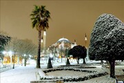 خیابان‌های ترکیه از برف سفیدپوش شد | ببینید