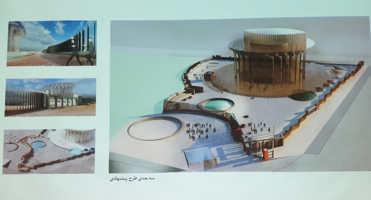 ماکت تغییرات اطراف تئاتر شهر را ببینید | وزیر ارشاد: هنرمندان درخواست ساخت حریم داشتند | ایرج راد: ساختمان آسیب دیده بود