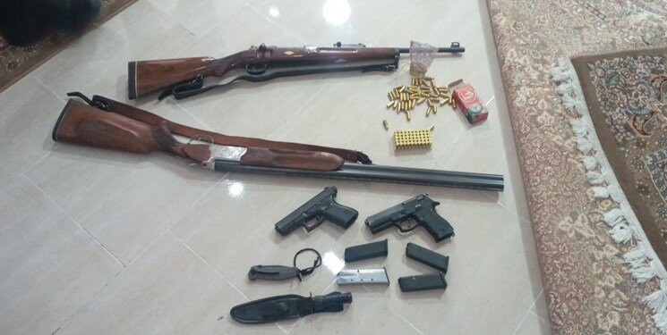 تصاویر دستگیری ۳ سارق خشن   | عملیات مسلحانه نوپو در ساختمانی در پرند
