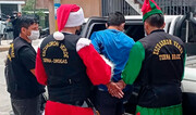 استفاده پلیس از لباس بابانوئل برای کشف باند مواد مخدر | فیلم