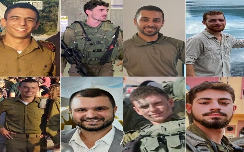 هشت نظامی کشته شده اسرائیلی