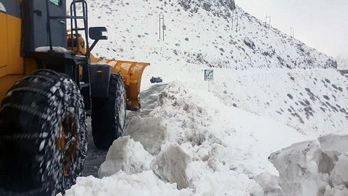 بارش ۷۰ سانتی ‌برف در گردنه ژالانه کردستان