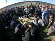 تصاویر تشییع جنازه متفاوت ملیکا محمدی در زادگاهش | مداحی مربی سرشناس فوتبال ایران