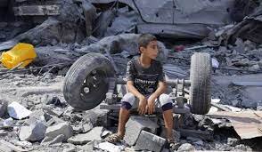 کودکان غزه در آستانه سال جدید میلادی