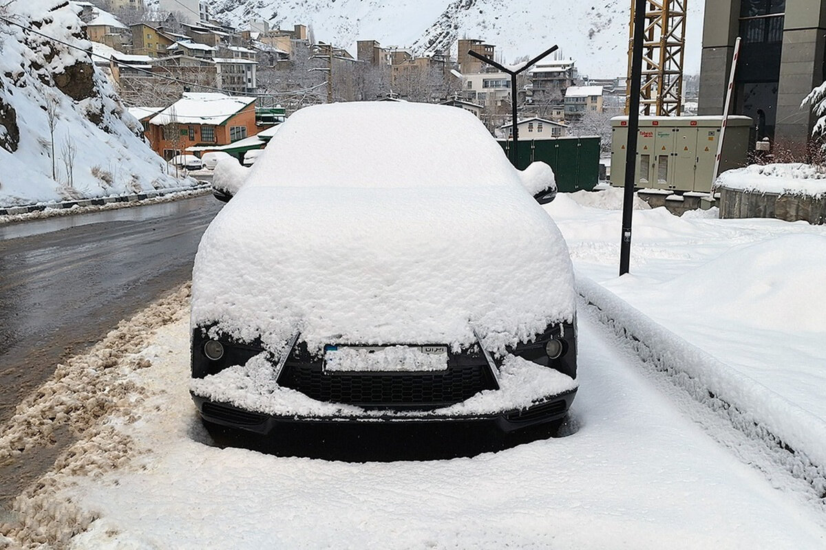 آغاز بارش برف در ایران؛ شدت بارش برف را ببینید 
