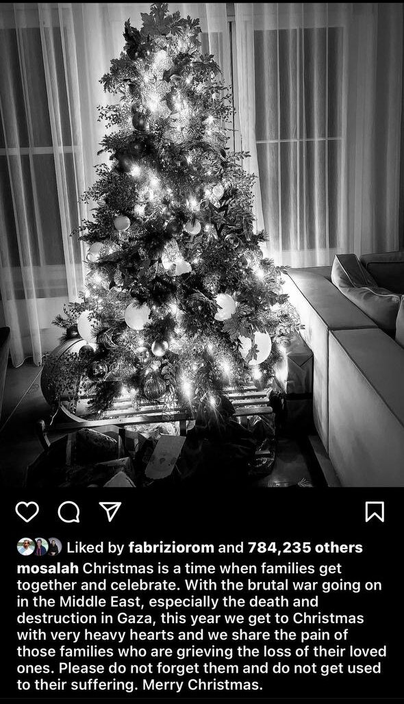 استوری متفاوت ستاره مسلمان لیورپول در کریسمس