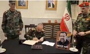 تصاویر لحظات حضور نظامیان سوریه در سفارت ایران