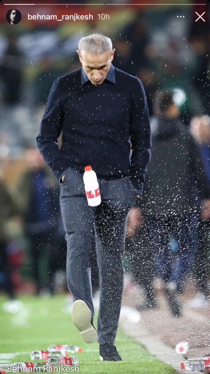 عکس | ثبت یک لحظه استثنایی از یحیی گلمحمدی