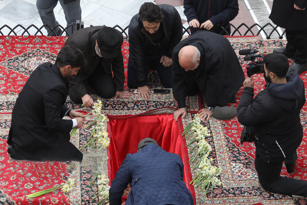 محل دفن شهید رضی موسوی تشییع تدفین